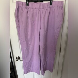 Lavender Wide-Leg Pants